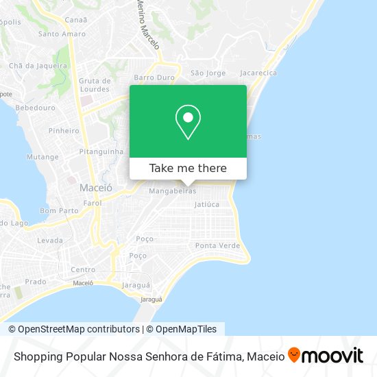 Shopping Popular Nossa Senhora de Fátima map