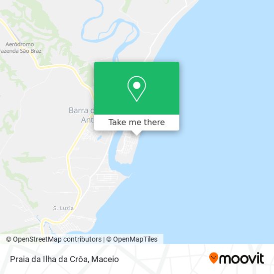 Praia da Ilha da Crôa map