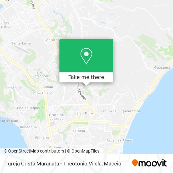 Igreja Crista Maranata - Theotonio Vilela map