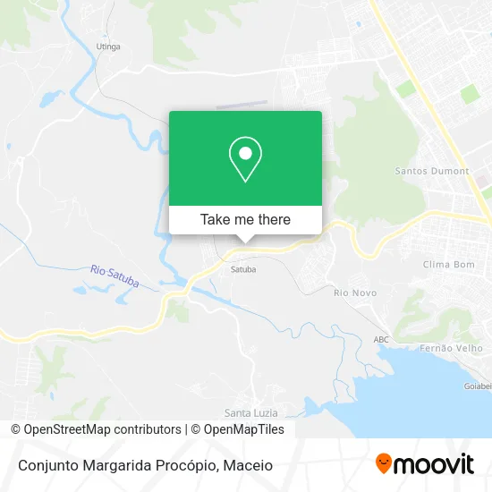 Conjunto Margarida Procópio map