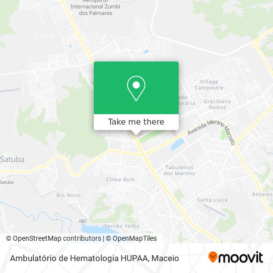 Mapa Ambulatório de Hematologia HUPAA