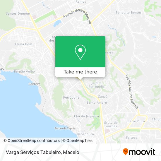 Varga Serviços Tabuleiro map