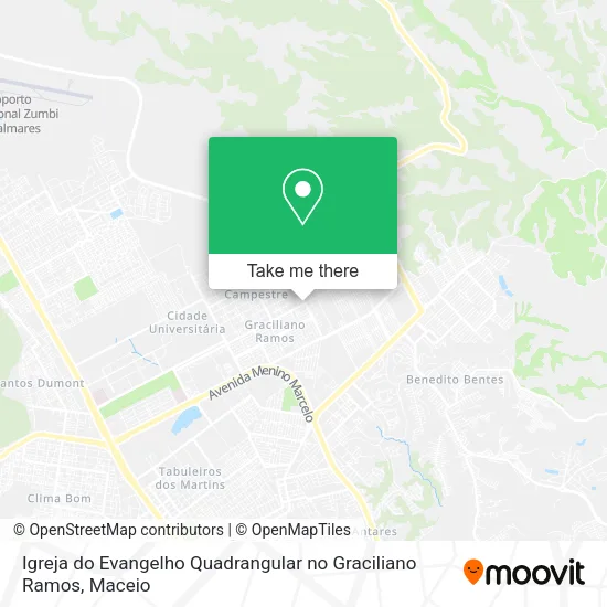 Igreja do Evangelho Quadrangular no Graciliano Ramos map