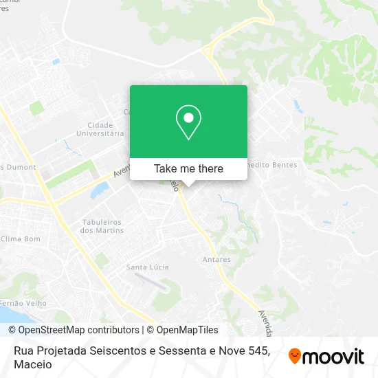 Rua Projetada Seiscentos e Sessenta e Nove 545 map