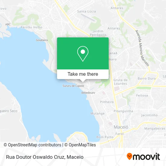Rua Doutor Oswaldo Cruz map