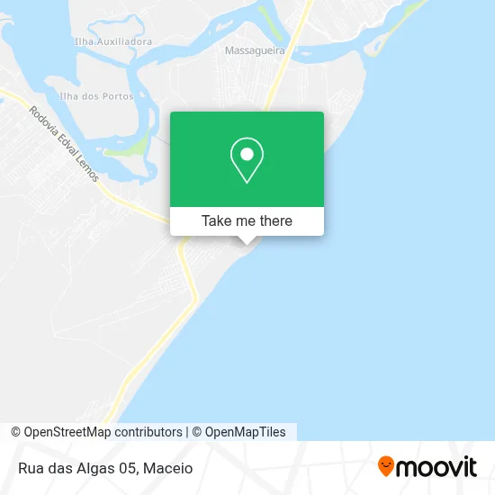 Rua das Algas 05 map