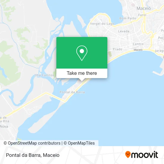 Pontal da Barra map