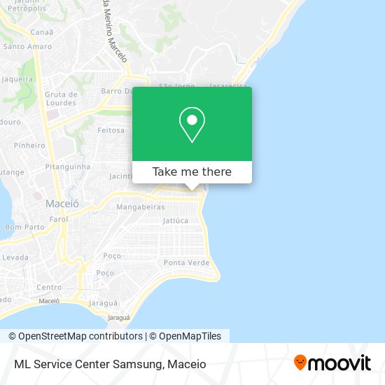 ML Service Center Samsung map