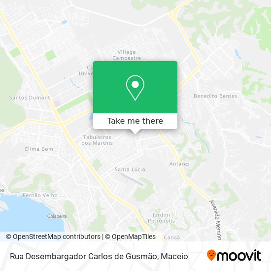 Rua Desembargador Carlos de Gusmão map
