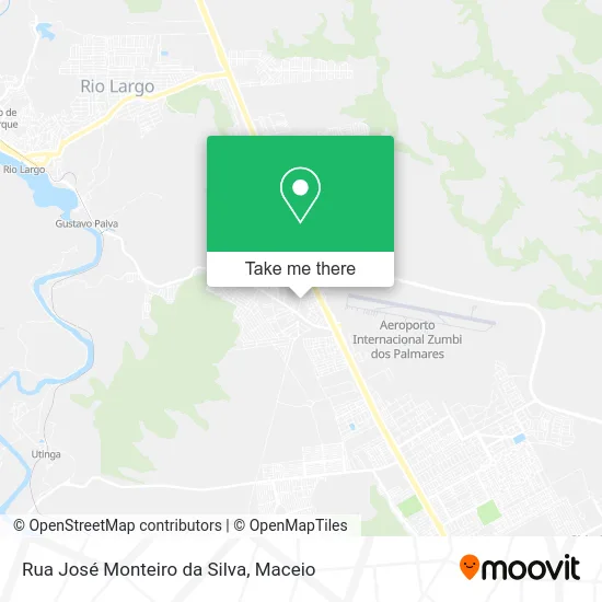 Rua José Monteiro da Silva map