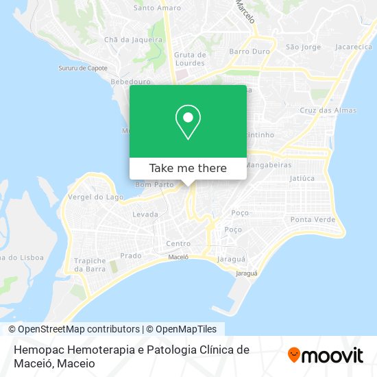 Mapa Hemopac Hemoterapia e Patologia Clínica de Maceió