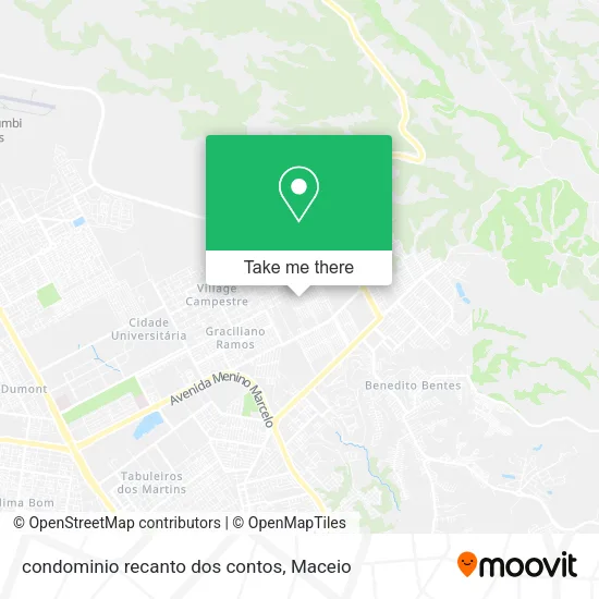 condominio recanto dos contos map