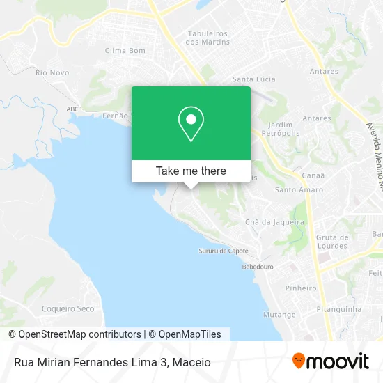 Rua Mirian Fernandes Lima 3 map