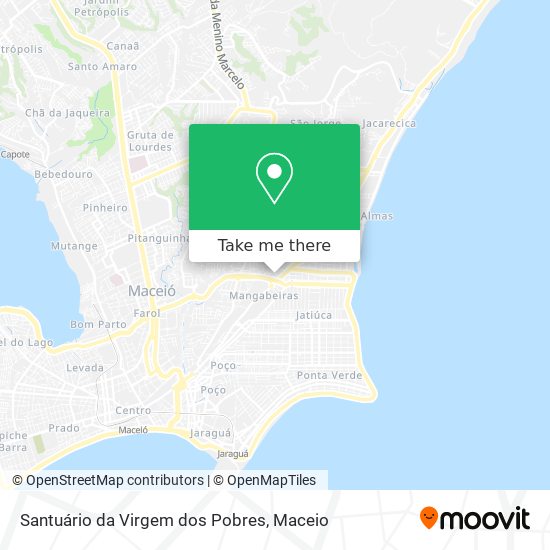 Santuário da Virgem dos Pobres map