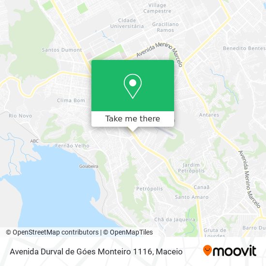 Avenida Durval de Góes Monteiro 1116 map
