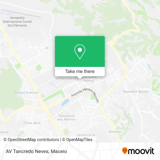 AV Tancredo Neves map