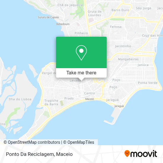 Ponto Da Reciclagem map