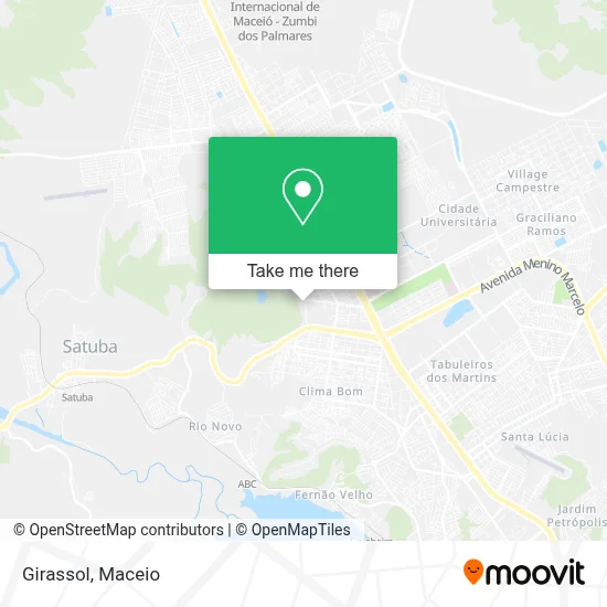 Girassol map