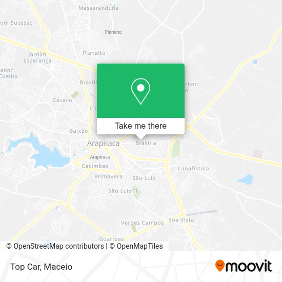 Top Car map