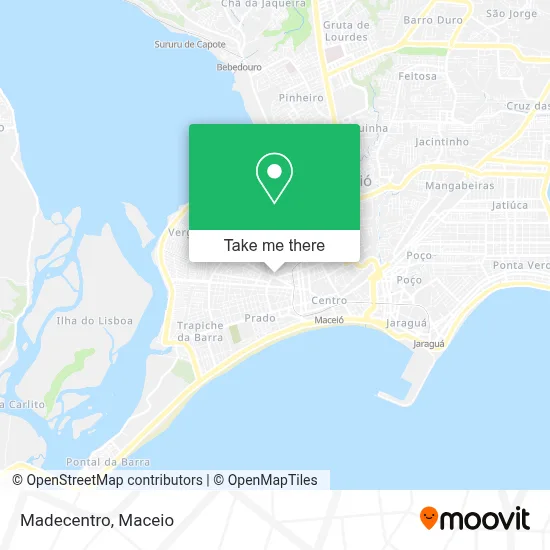 Madecentro map