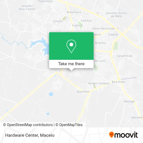 Hardware Center map