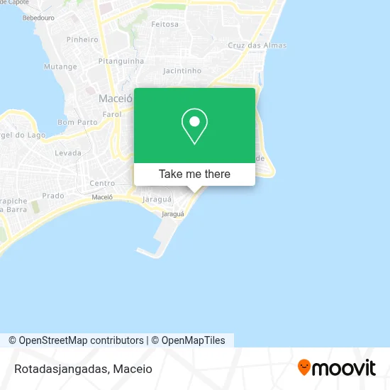 Rotadasjangadas map