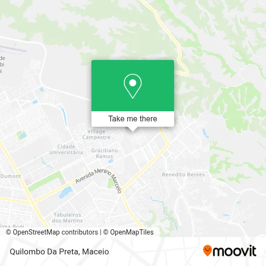 Quilombo Da Preta map