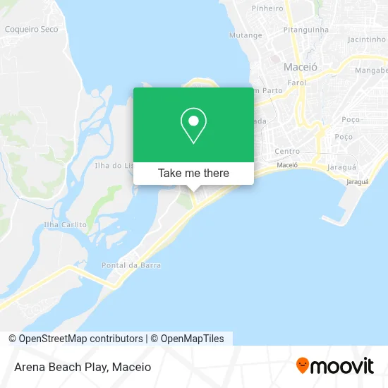 Arena Beach Play map