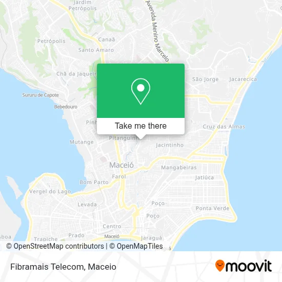 Fibramais Telecom map
