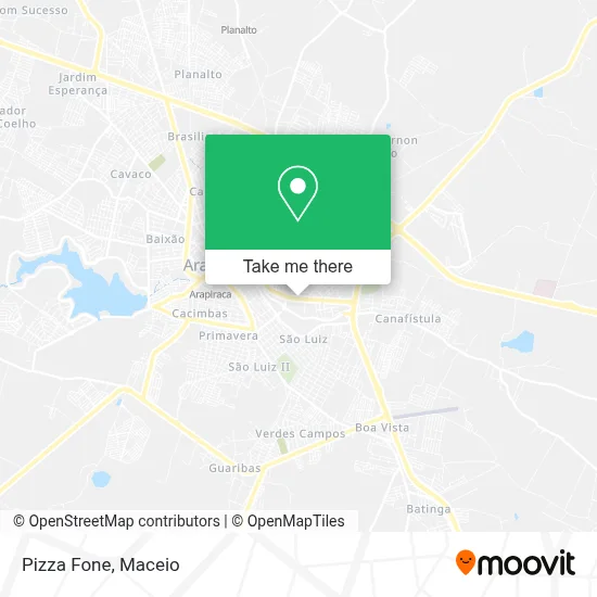 Pizza Fone map