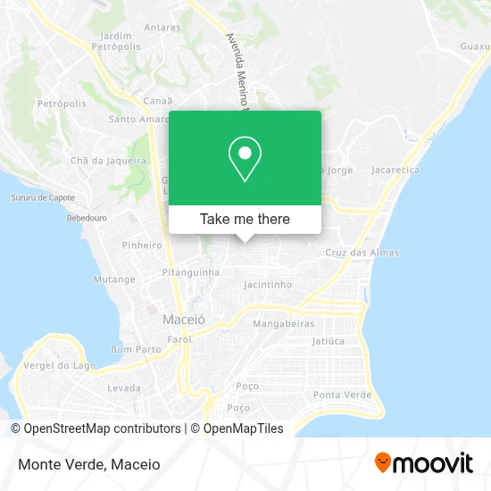 Monte Verde map