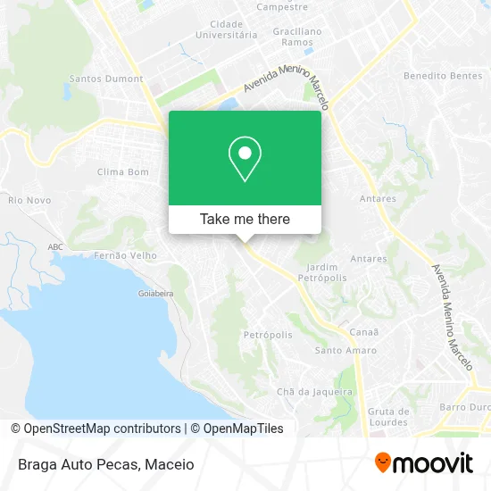 Braga Auto Pecas map