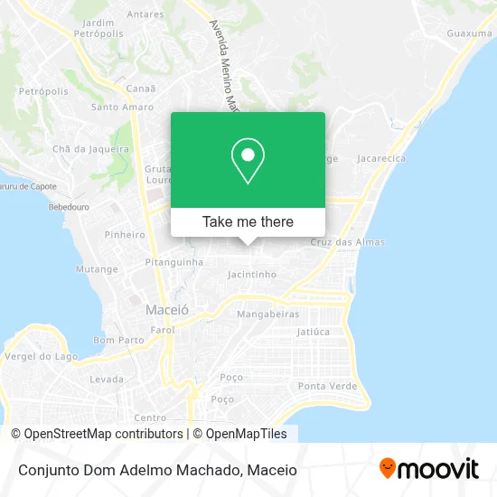Conjunto Dom Adelmo Machado map