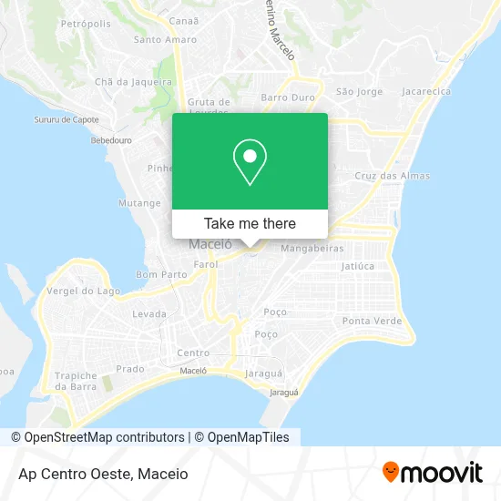 Ap Centro Oeste map