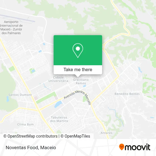 Noventas Food map