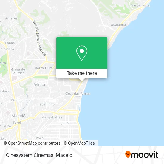 Cinesystem Cinemas map