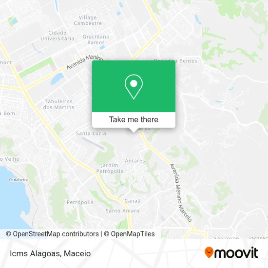 Icms Alagoas map