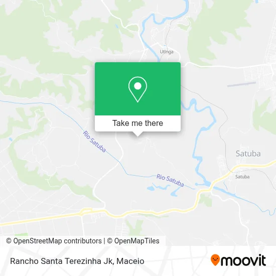 Rancho Santa Terezinha Jk map