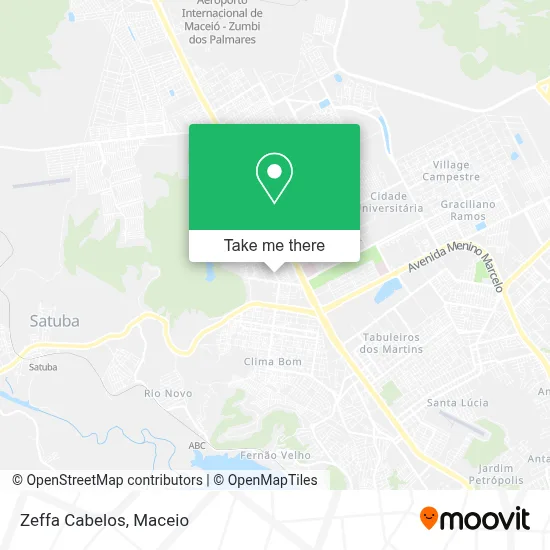 Zeffa Cabelos map