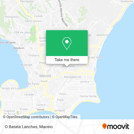 O Batata Lanches map
