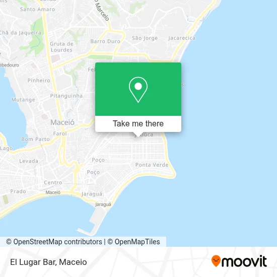 El Lugar Bar map