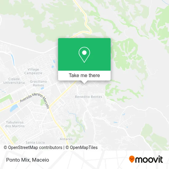 Ponto Mix map