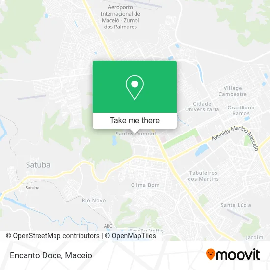 Encanto Doce map