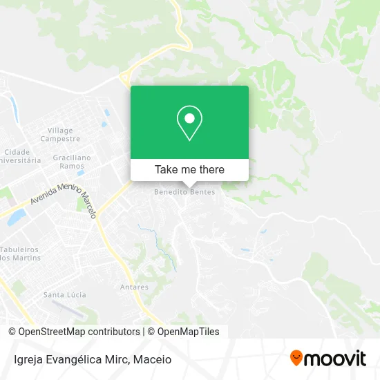 Igreja Evangélica Mirc map