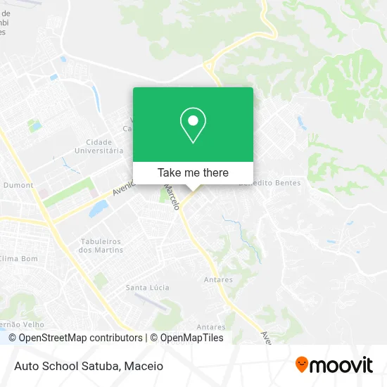 Auto School Satuba map