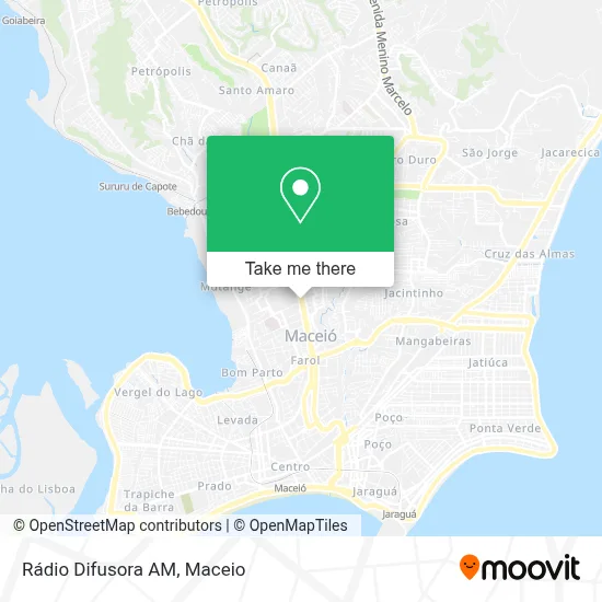 Rádio Difusora AM map