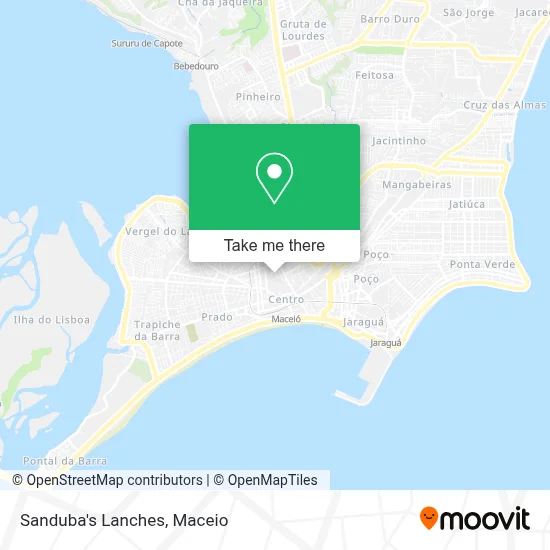 Sanduba's Lanches map
