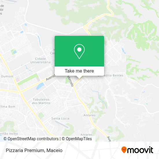 Pizzaria Premium map