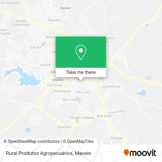 Rural Produtos Agropecuários map