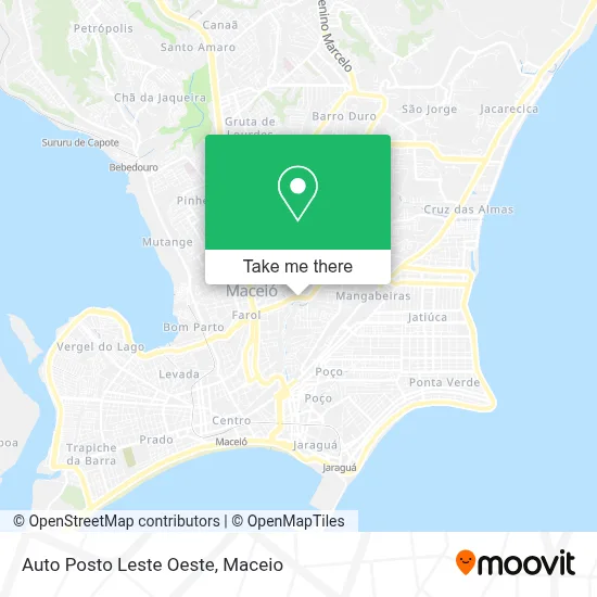 Auto Posto Leste Oeste map